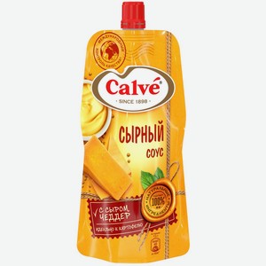 Соус CALVE сырный на основе растительных масел 25%, Россия, 230 г