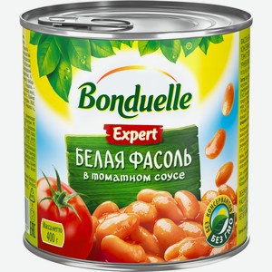 Фасоль BONDUELLE белая в томатном соусе, Россия, 425 мл