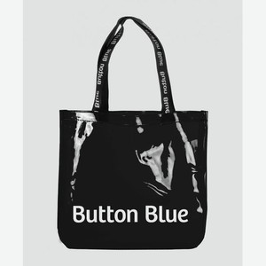 Button Blue Сумка шоппер черная Button Blue