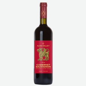 Вино АЛМА ВЭЛЛИ, Каберне Совиньон, красное сухое, 0,75л