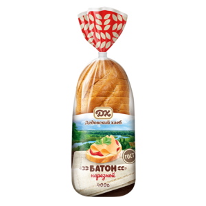 Батон НАРЕЗНОЙ (Дедовский хлеб), 400г