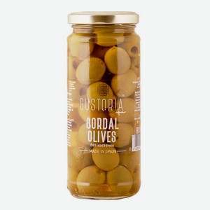 Зеленые оливки без косточек GUSTORIA 0.358кг