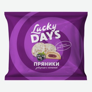 Пряники Lucky days с начинкой из черной смородин, 300 г