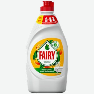 Средство для мытья посуды FAIRY®, Сочный лимон Апельсин-лимонник, 450мл