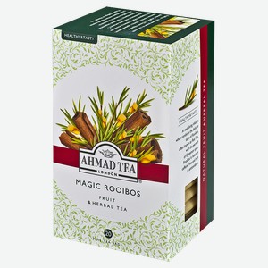 Чай травяной AHMAD TEA Ройбуш-корица, 20 пакетиков