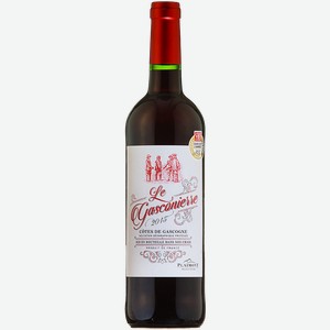 Вино ЛЕ ГАСКОНЬЕР Руж красное сухое (Франция), 0,75л