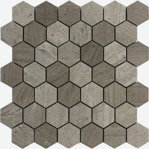 Мозаика Natural mosaic M032-DH5 Grey Wooden