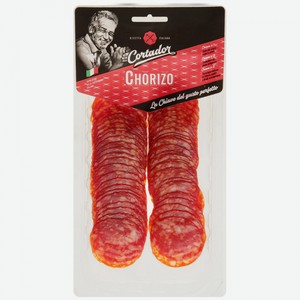 Колбаса сырокопченая Cortador Chorizo, 80 г, нарезка
