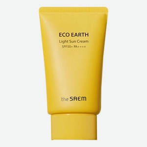 Крем солнцезащитный Eco Earth Light Sun Cream SPF50+ PA+++ 50г