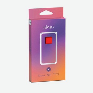 Чехол силиконовый Alwio для Samsung Galaxy A22, soft touch, красный