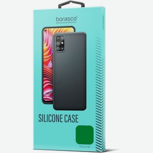 Чехол BoraSCO Silicone Case матовый для Samsung Galaxy S23 Ultra зеленый опал