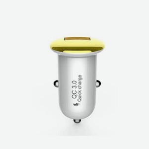 Автомобильное зарядное устройство Devia Mushroom Series QC 3.0 18W - Gold, Золотистый