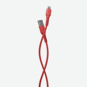 Дата-кабель More choice K16i Red USB 2.0A для Lightning 8-pin TPE 1м