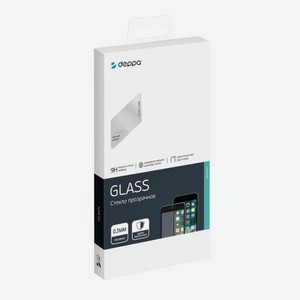 Защитное стекло Deppa 2,5D для Samsung Galaxy A13, Full Glue, 0.3 мм, черная рамка 62878
