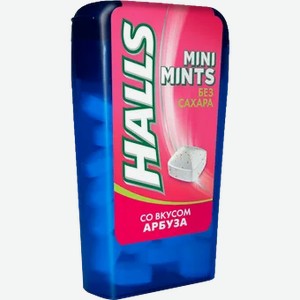 Halls Mini Mints Конфеты б/сах. со вкусом арбуза, 12,5 г
