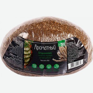 Хлеб Ароматный Рижский Хлеб бездрожжевой заварной подовый, 300 г