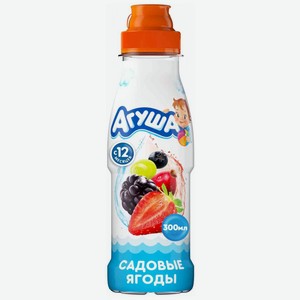 Вода и сок детский Агуша Садовые ягоды, с 12 месяцев, 300 мл