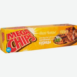 Мегачипсы картофельные Mega Chips со вкусом Курицы, 100 г