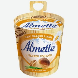 Сыр творожный Almette с белыми грибами 60% 150 г