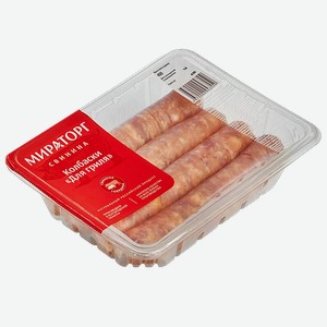 Колбаски из свинины и говядины Мираторг Для гриля охлажденные, 400 г