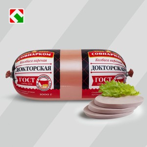 Колбаса вареная  Докторская   СОВНАРКОМ , 1 кг