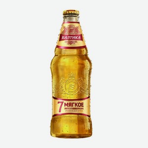 Пиво Балтика Мягкое №7 4,7% 0,44 л ст/б