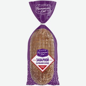Хлеб  Заварной  на ржаном солоде нарез. 350г, Ремесленный Хлеб