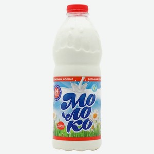 Молоко Томское молоко пастеризованное 3.2%, 1.4 л