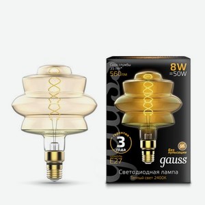 Лампа Gauss Filament Vintage Flexible BD180 8W 2400К Е27