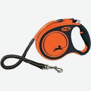 Рулетка для собак FLEXI Xtreme L до 65 кг 5 м оранжевый