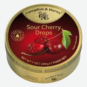 Леденцы Cavendish & Harvey Sour Cherry Drops, 200г