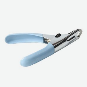 Когтерез-гильотина Пижон с прорезиненной ручкой отверстие 7 мм голубой
