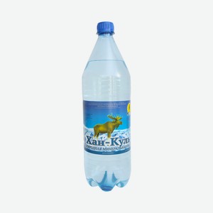 Вода минеральная Хан Куль, лечебно-столовая, газированная 1,3 л, пластиковая бутылка