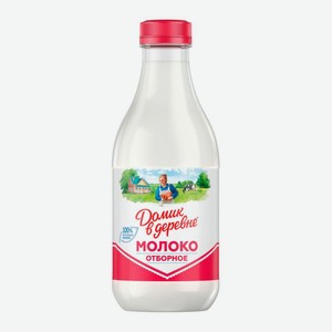 БЗМЖ Молоко пастеризованное Домик в Деревне Отборное 3,7% 930мл 350116