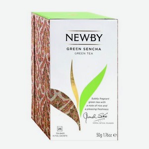 Чай зеленый Newby Зеленая Сенча 25 пакетиков