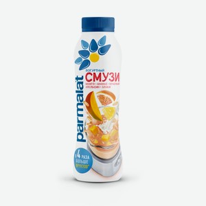 Смузи йогуртный Parmalat манго, ананас, апельсин и злаки, 280г