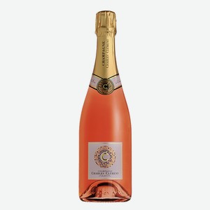 Шампанское Charles Clement Champagne розовое брют, 0.75л