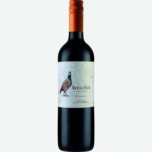 Вино Aves del Sur Carmenere красное сухое, 0.75л