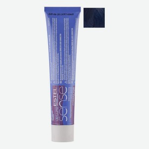 Полуперманентная крем-краска для волос De Luxe Sense Corrector 60мл: 0/11 Синий