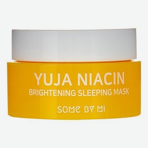 Ночная маска для лица с экстрактом юдзу Yuja Niacin 30 Days Miracle Brightening Sleeping Mask: Маска 15г