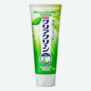 Лечебно-профилактическая зубная паста с микрогранулами комплексного действия Clear Clean Natural Mint 130г (мята)