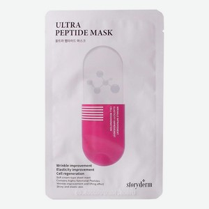Тканевая маска для лица с пептидами Ultra Lift Peptide Mask 25мл: Маска 1шт