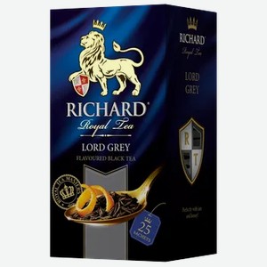 Чай черный Richard Lord Grey, 25 пакетиков