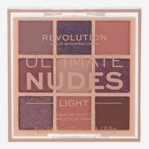 Палетка теней для век Ultimate Nudes Eyeshadow Palette 8,1г: Light