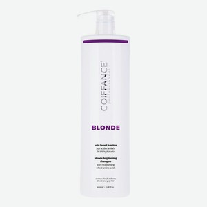 Шампунь для придания блеска светлым и мелированным волосам Blond Brightening Shampoo 250мл: Шампунь 1000мл