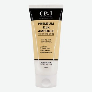 Несмываемая сыворотка для волос с протеинами шелка CP-1 Premium Silk Ampoule: Сыворотка 150мл