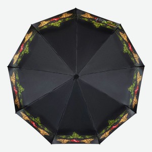 Зонт полный автомат Raindrops черный 102 см
