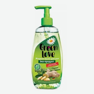 Туалетное мыло жидкое Green Love для рук имбирь-бамбук 500 мл