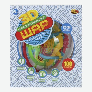 Развивающая игра Интеллектуальный шар 3D 100 барьеров ABtoys