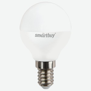 Светодиодная лампа Smartbuy Е14 9,5 Вт 4000 К шар матовая